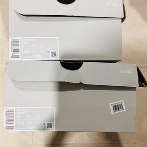 LOT TWO BOXES Nike Air Force 1 EMPTY SHOE BOXES